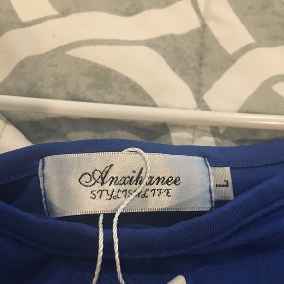 Royal Blue Bodycon Dress. - Picture 3 of 4